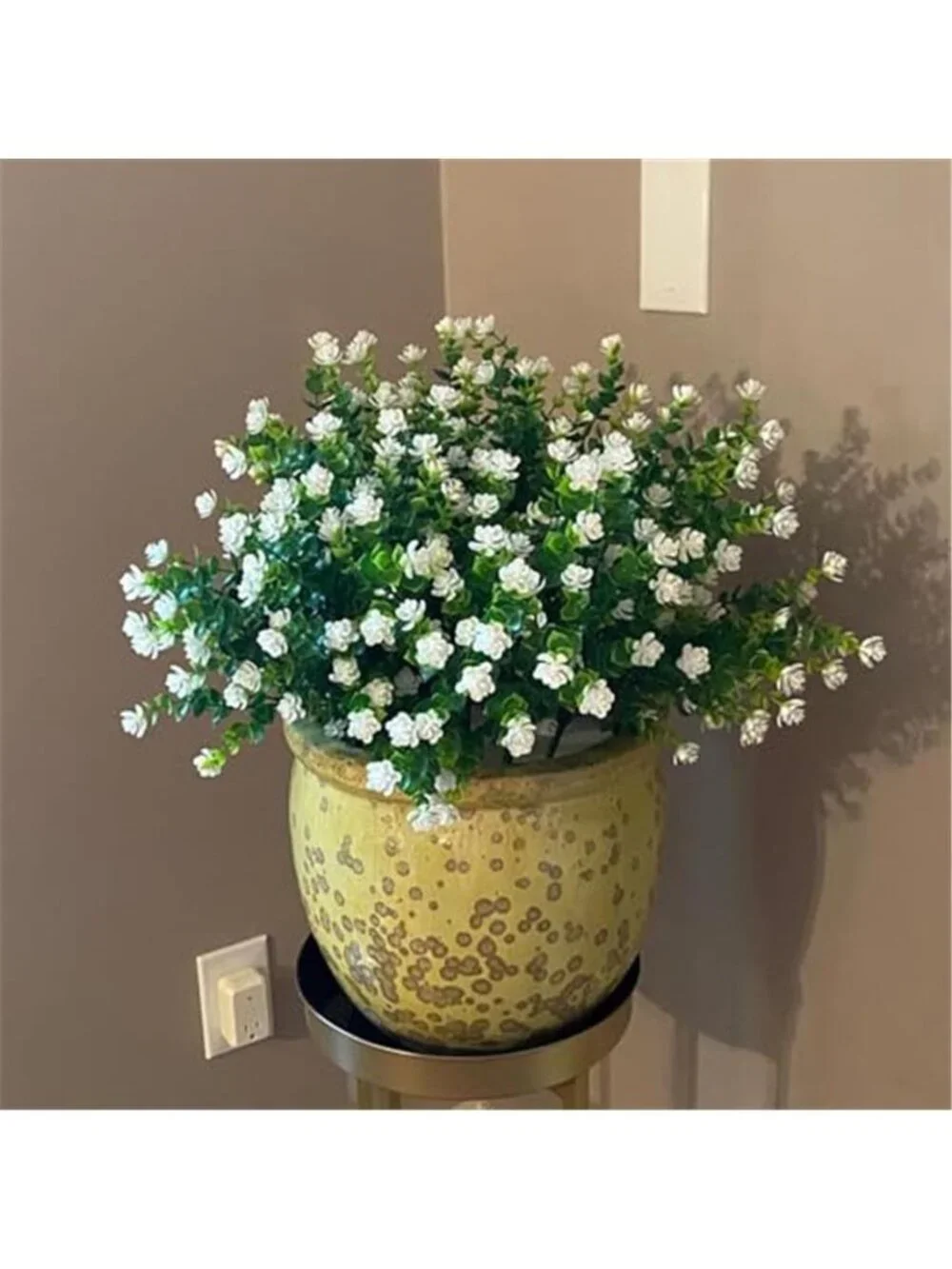Artificial Outdoor Flowers UV Resistant Faux Plants Porch Patio Garden Decor